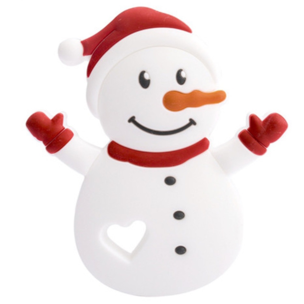 Snowman teether